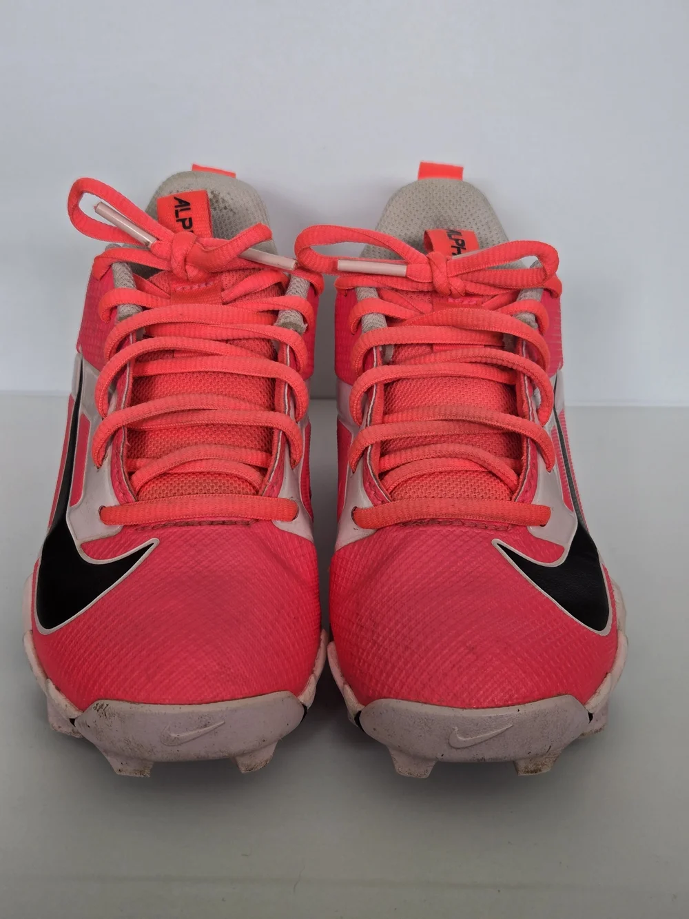 Nike Alpha Menace 4 Shark HJ 4571-600 Unisex Size 1Y Soccer Cleats